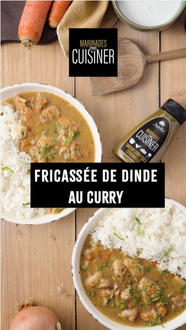 Fricassée de dinde au curry